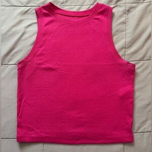 Hollister Pink Ribbed Tank